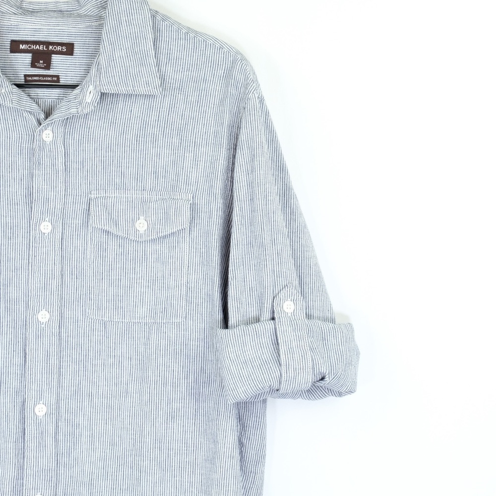 *NWOT* Michael Kors Men’s Casual Woven Button Up